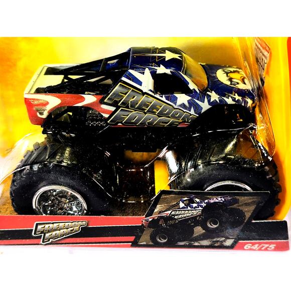 Hot Wheels Monster Jam Hooks FREEDOM FORCE #64/75, New, See Pics/Description! - Picture 2 of 5